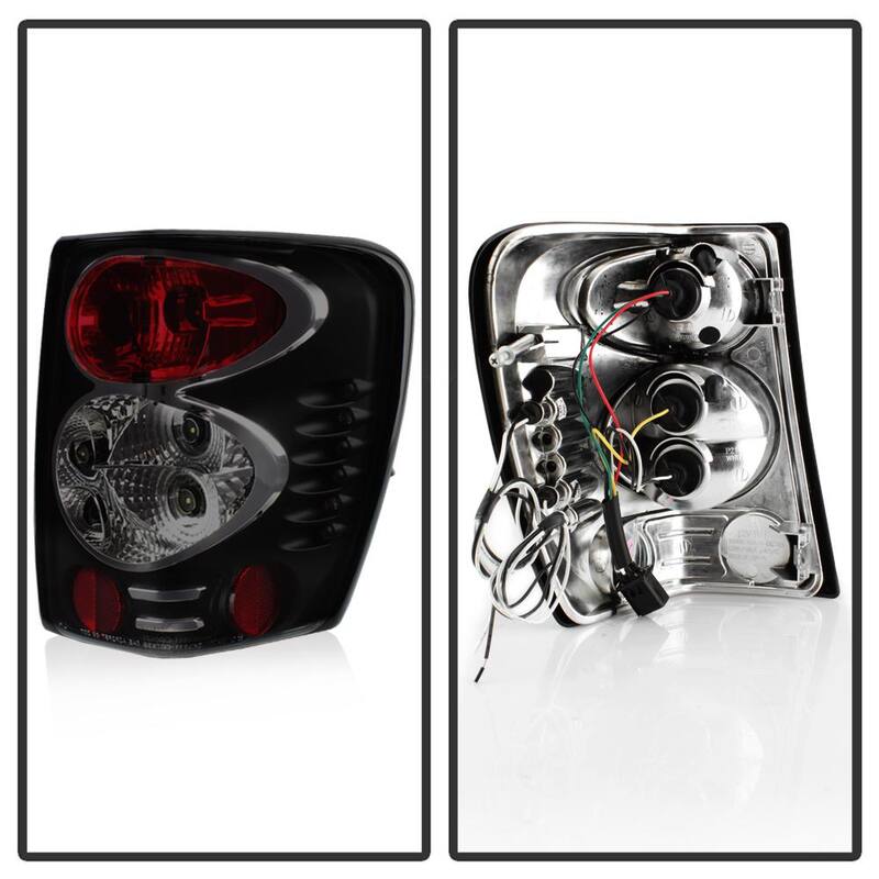 Spyder Auto Jeep Grand Cherokee 99-04 Euro Style Tail Lights - Black Smoke - 5078209