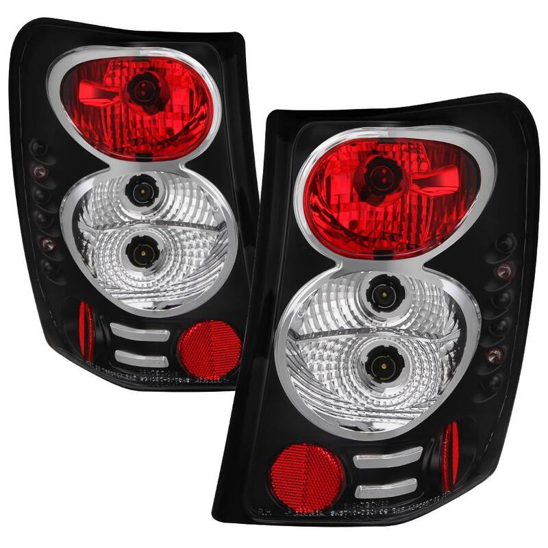 Spyder Auto Jeep Grand Cherokee 99-04 Euro Style Tail Lights - Black - 5005625