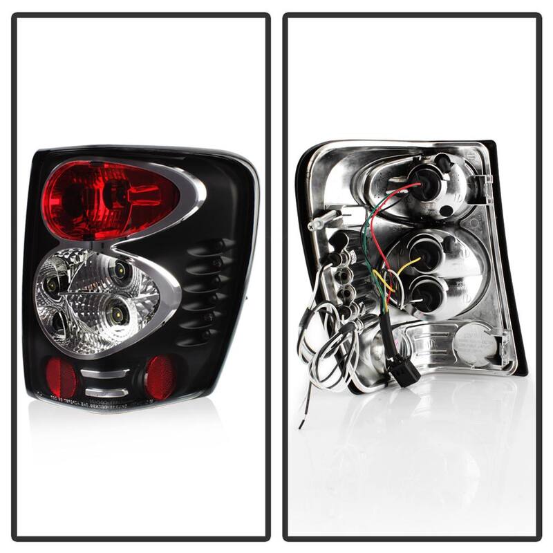 Spyder Auto Jeep Grand Cherokee 99-04 Euro Style Tail Lights - Black - 5005625
