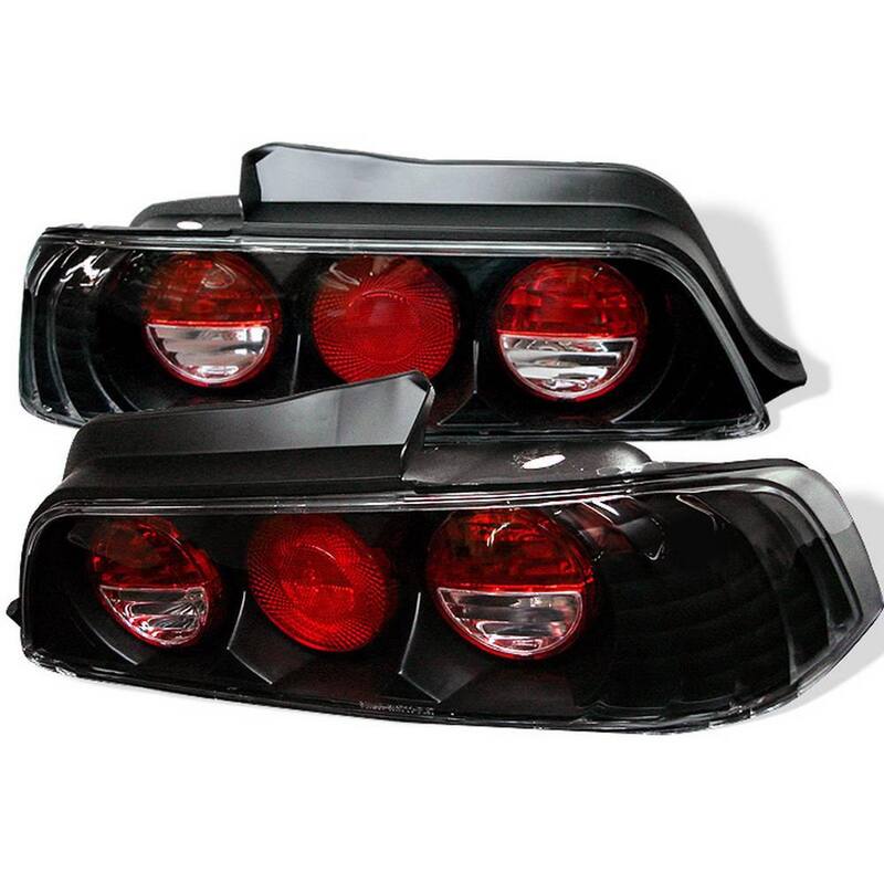 Spyder Auto Honda Prelude 97-01 Euro Style Tail Lights - Black - 5005274