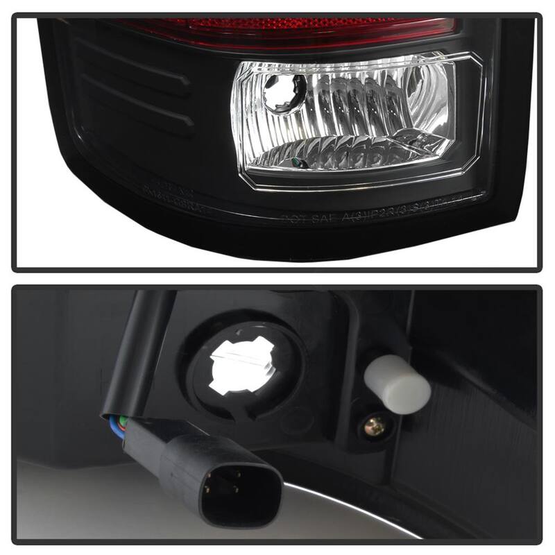 Spyder Auto GMC Sierra 2016-2017 (Will only fit facotry LED models) Light Bar LED Tail Lights - Black - 5083777