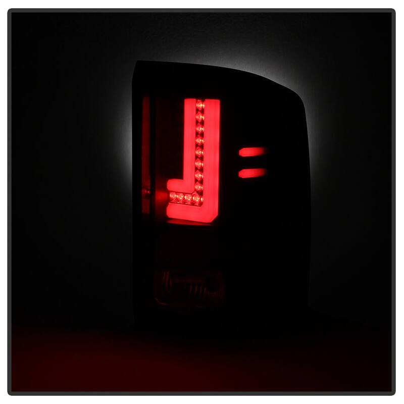 Spyder Auto GMC Sierra 2016-2017 (Will only fit facotry LED models) Light Bar LED Tail Lights - Black - 5083777