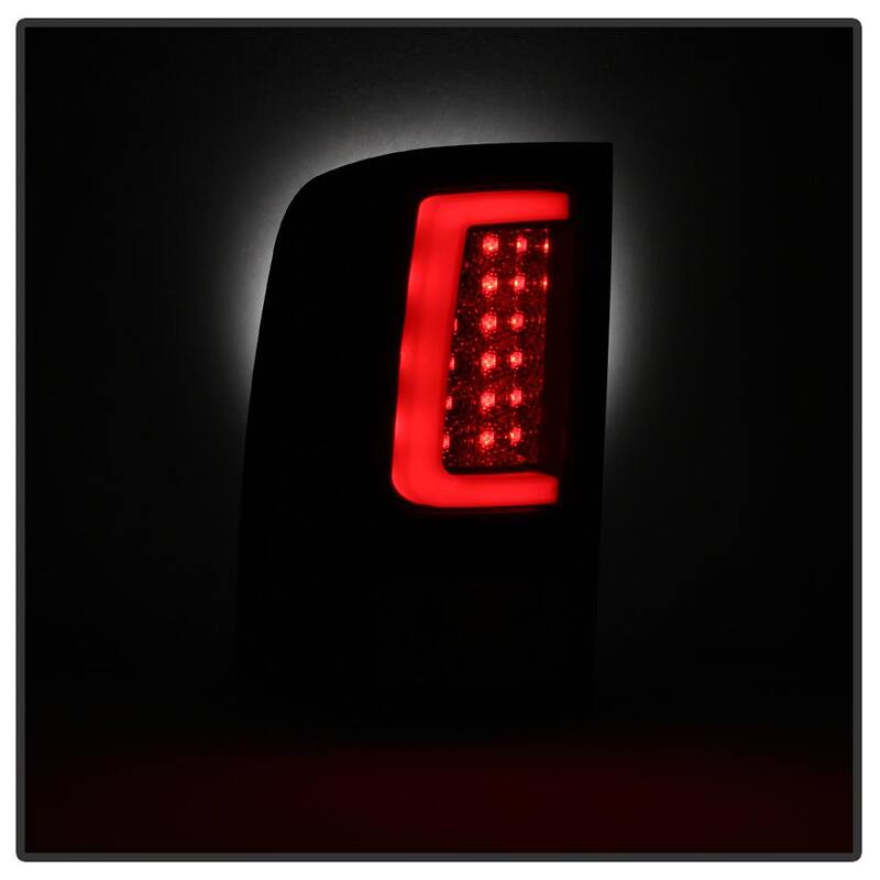 Spyder Auto GMC Sierra 1500 07-13 2500HD/3500HD 07-14(Doesn't fit 3500HD Dually Models) Ver2 Light Bar LED Tail Lights -Black Smoke - 5084750