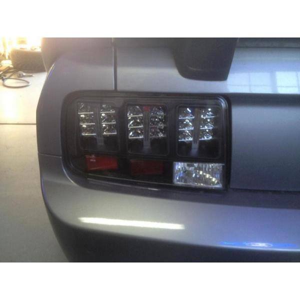 Spyder Auto Ford Mustang 05-09 LED Tail Lights - Black - 5003546