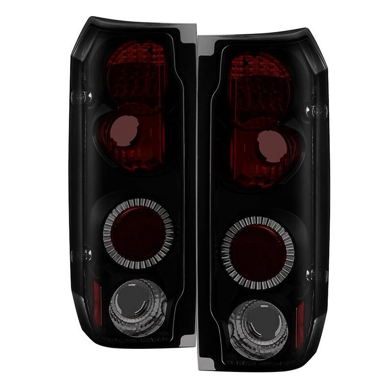Spyder Auto Ford F150 87-96 / Ford Bronco 88-96 Euro Style Tail Lights - Black Smoke - 5078155