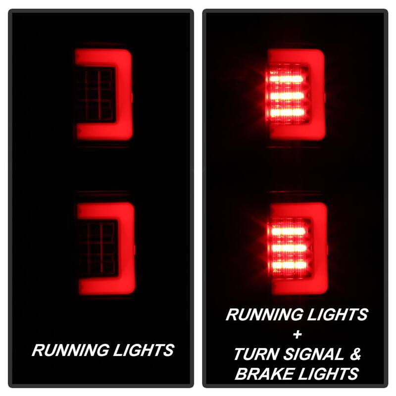Spyder Auto Ford F150 09-14 Version 2 Light Bar LED Tail Lights - Black Smoke - 5084217