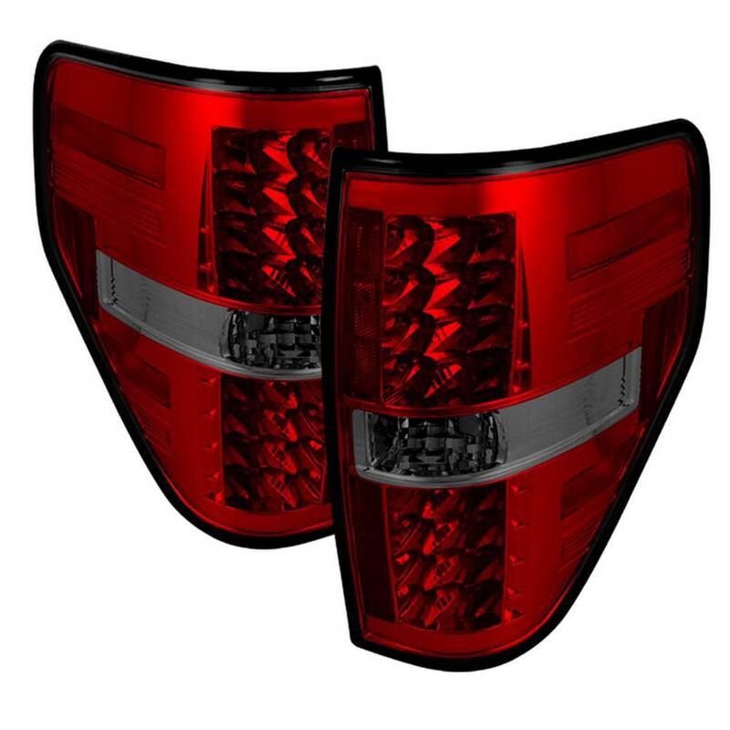 Spyder Auto Ford F150 09-14 LED Tail Lights - Red Smoke - 5012012
