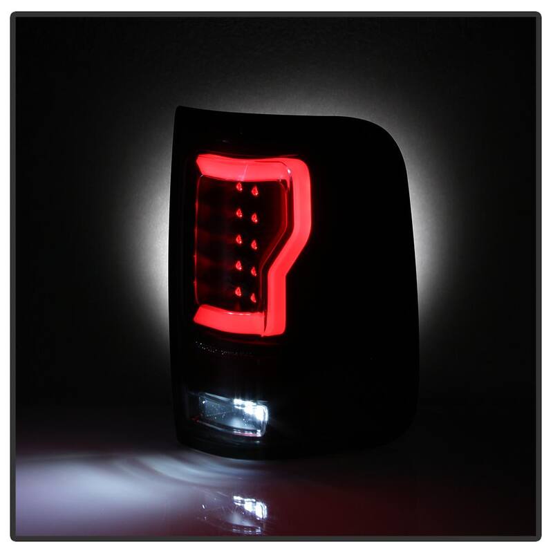 Spyder Auto Ford F150 Styleside 04-08 (Not Fit Heritage & SVT) Version 2 Light Bar LED Tail Lights - Black - 5084170