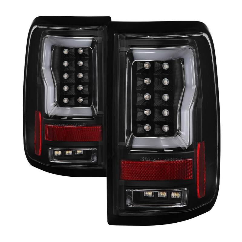Spyder Auto Ford F150 Styleside 04-08 (Not Fit Heritage & SVT) Version 2 Light Bar LED Tail Lights - Black - 5084170