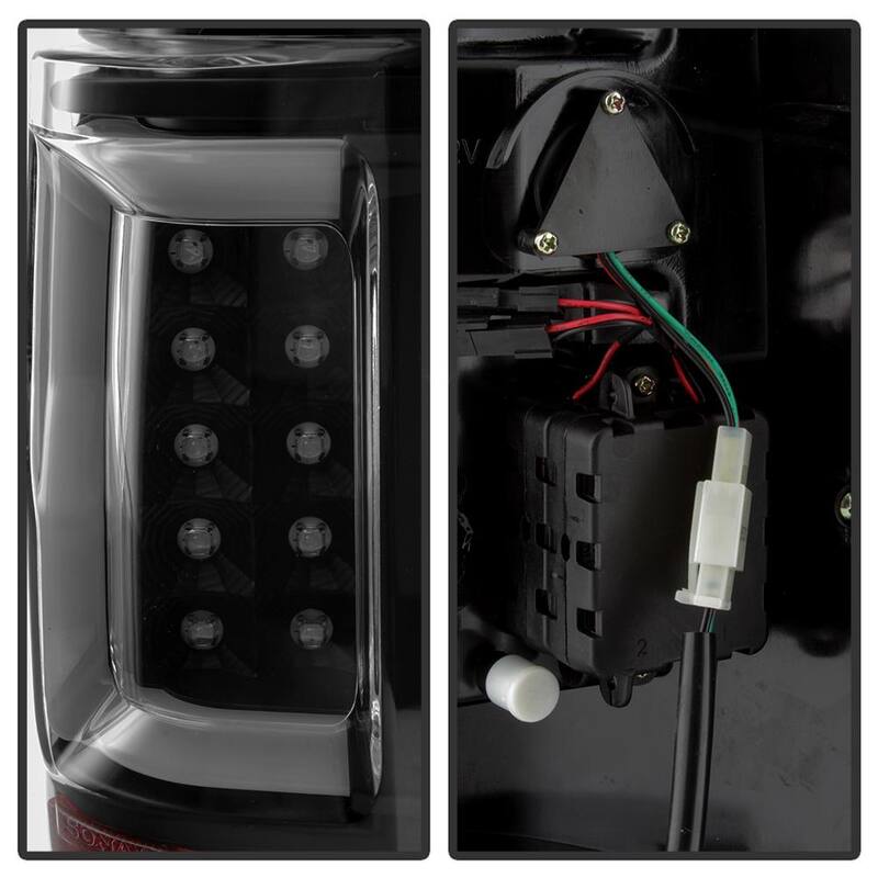 Spyder Auto Ford F150 Styleside 04-08 (Not Fit Heritage & SVT) Version 2 Light Bar LED Tail Lights - Black - 5084170