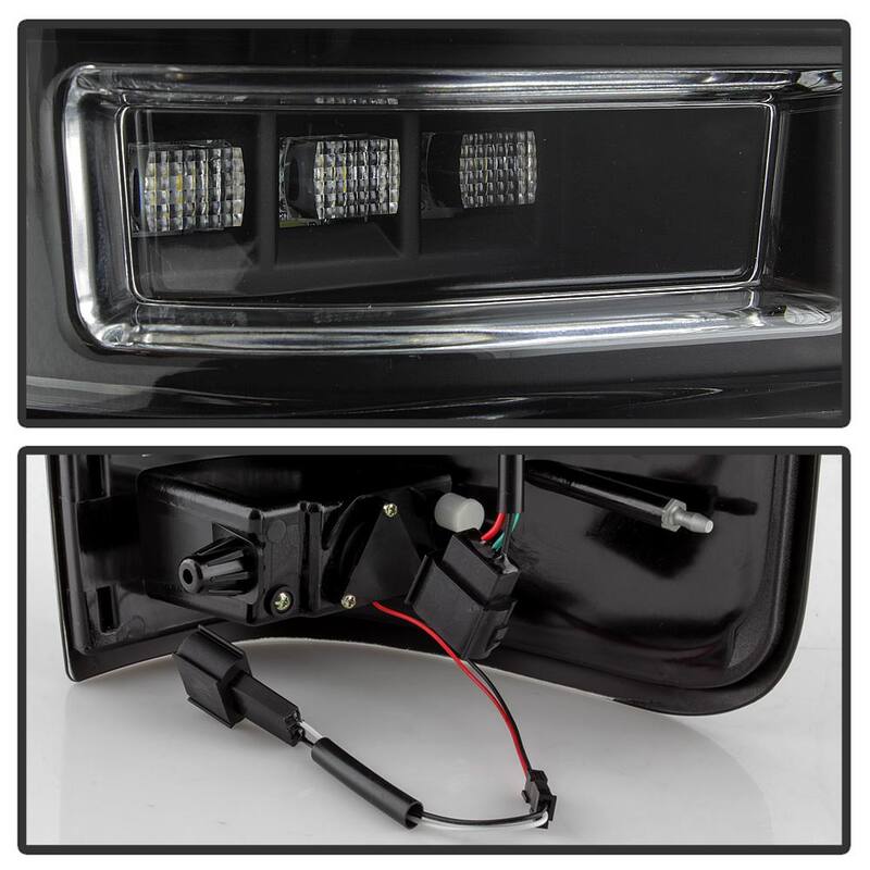 Spyder Auto Ford F150 Styleside 04-08 (Not Fit Heritage & SVT) Version 2 Light Bar LED Tail Lights - Black - 5084170