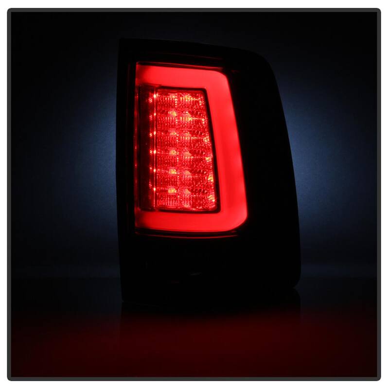 Spyder Auto Dodge Ram 1500 13-18 / Ram 2500/3500 13-18 LED Tail Lights -( Not Compatible With Incandescent Model ) - Red Clear - 5084071