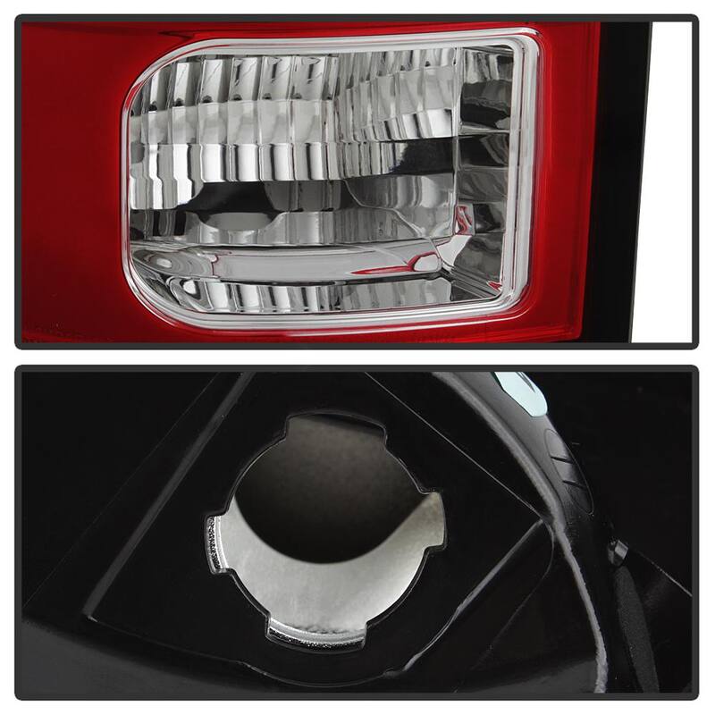 Spyder Auto Dodge Ram 1500 13-18 / Ram 2500/3500 13-18 LED Tail Lights -( Not Compatible With Incandescent Model ) - Red Clear - 5084071