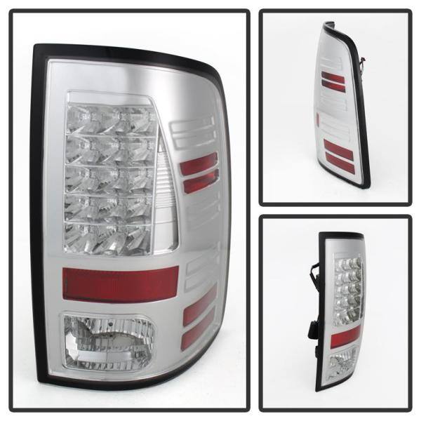 Spyder Auto Dodge Ram 1500 13-18 / Ram 2500/3500 13-18 LED Tail Lights -( Not Compatible With Incandescent Model ) - Chrome - 5077523