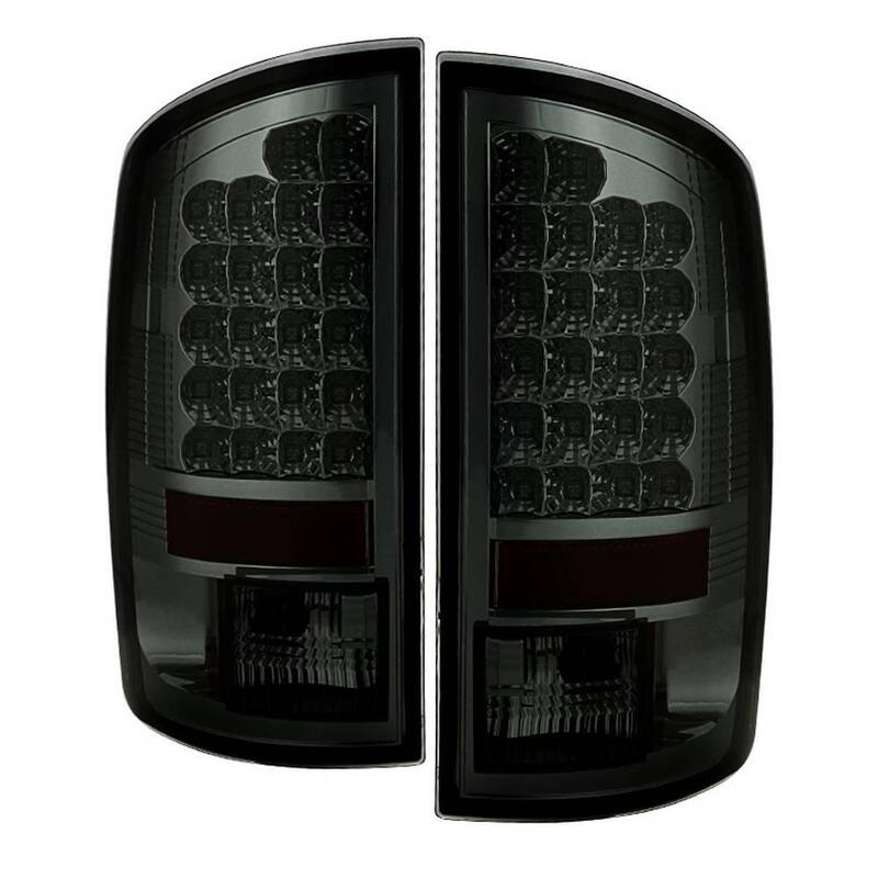Spyder Auto Dodge Ram 07-08 1500 / Ram 07-09 2500/3500 LED Tail Lights - Smoke - 5002655