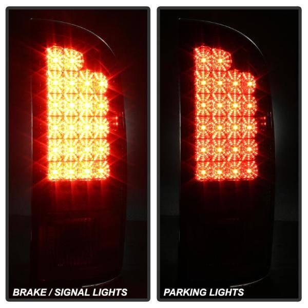 Spyder Auto Dodge Ram 07-08 1500 / Ram 07-09 2500/3500 LED Tail Lights - Smoke - 5002655