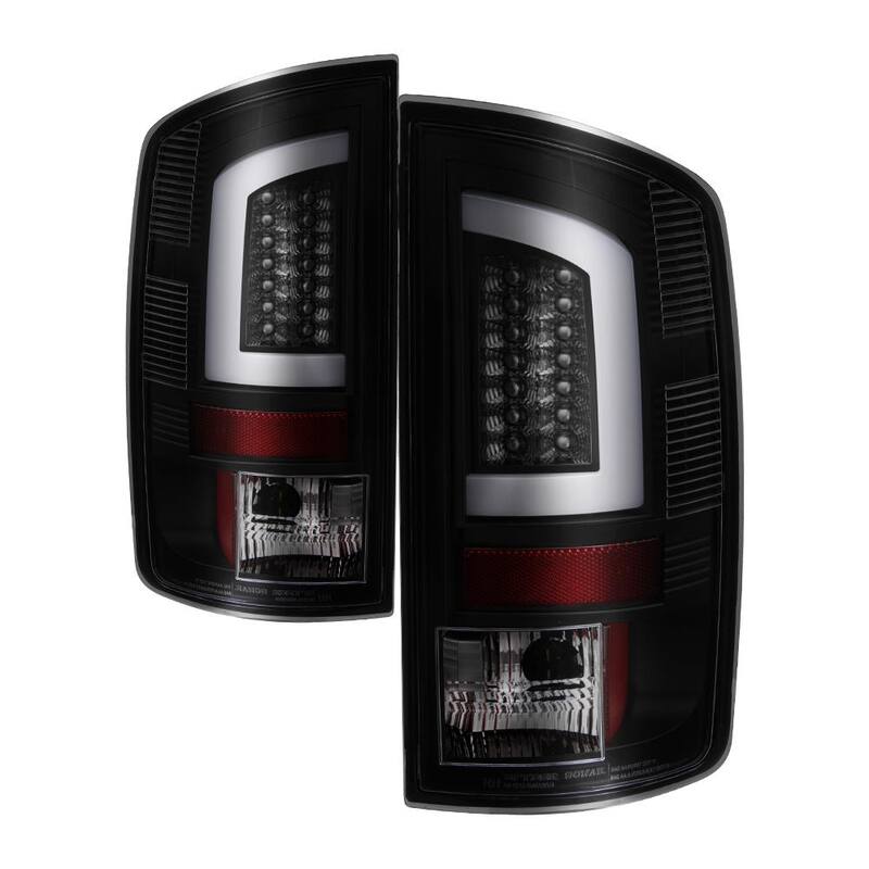 Spyder Auto Dodge Ram 02-06 1500 / Ram 2500/3500 03-06 Version 3 Light Bar LED Tail Light - Black Smoke - 5084125