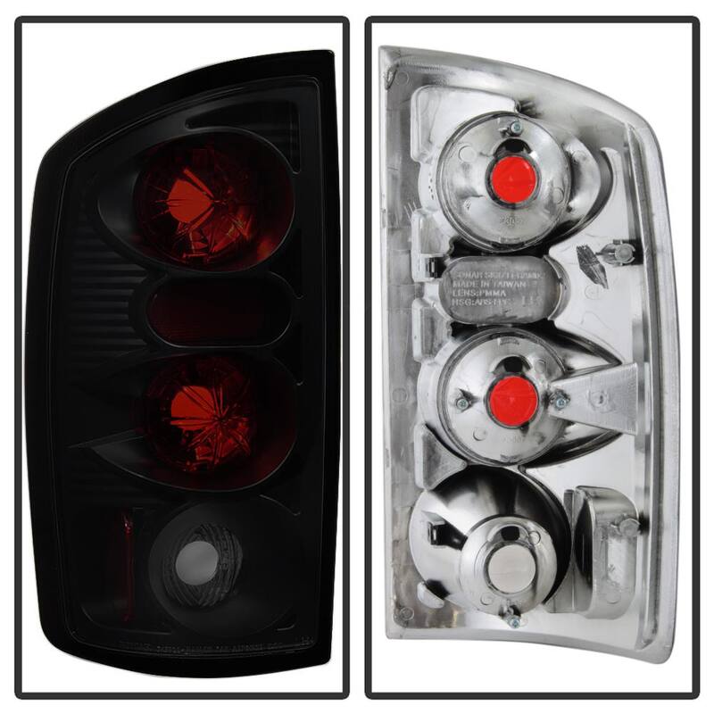 Spyder Auto Dodge Ram 02-06 1500 / Ram 2500/3500 03-06 Euro Style Tail Lights - Black Smoke - 5078100