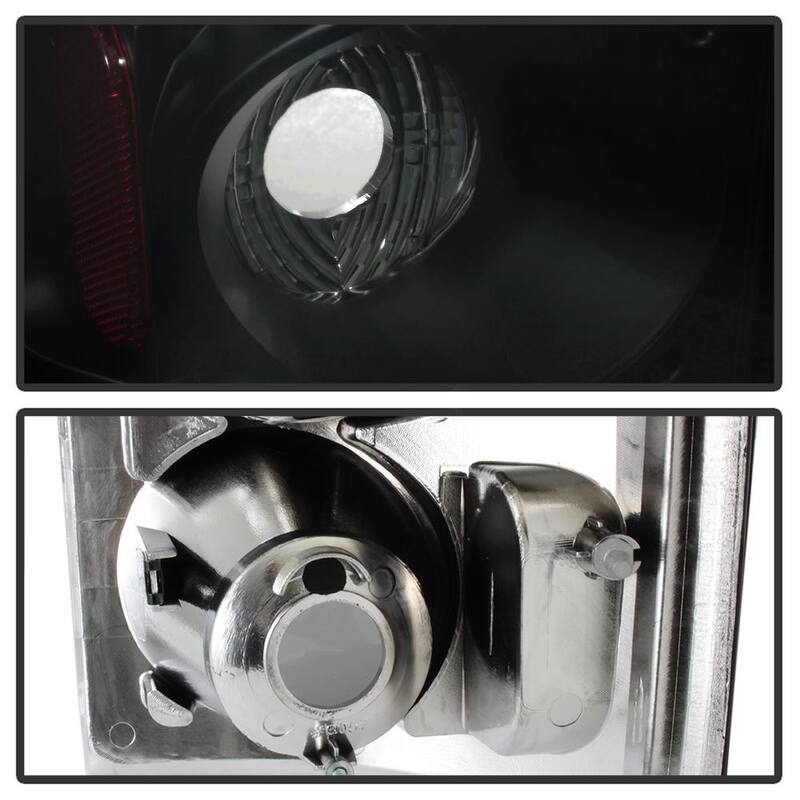Spyder Auto Dodge Ram 02-06 1500 / Ram 2500/3500 03-06 Euro Style Tail Lights - Black Smoke - 5078100
