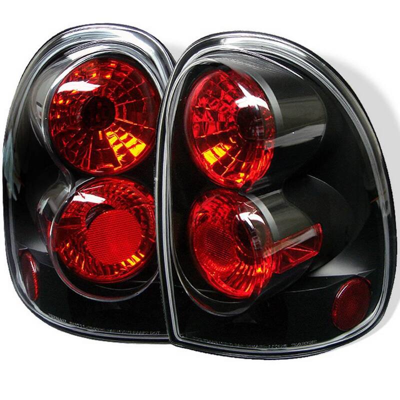 Spyder Auto Dodge Caravan/Grand Caravan 96-00 / Dodge Durango 98-03 Euro Style Tail Lights - Black - 5002235
