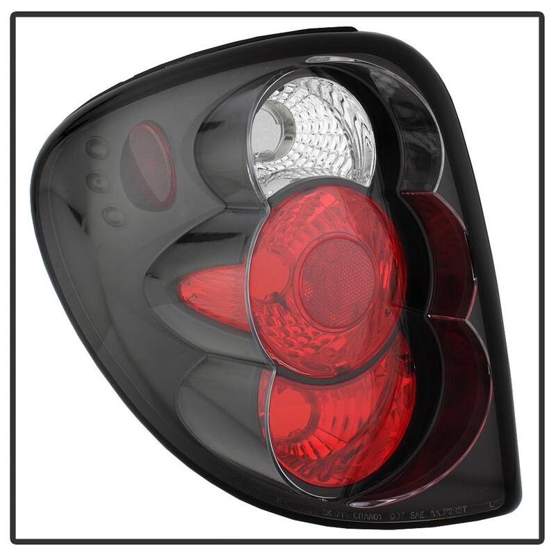 Spyder Auto Dodge Caravan/Grand Caravan 01-07 / Chrysler Town & Country 01-07 /Chrysler Voyager 00-03 Euro Style Tail Lights - Black - 5002211