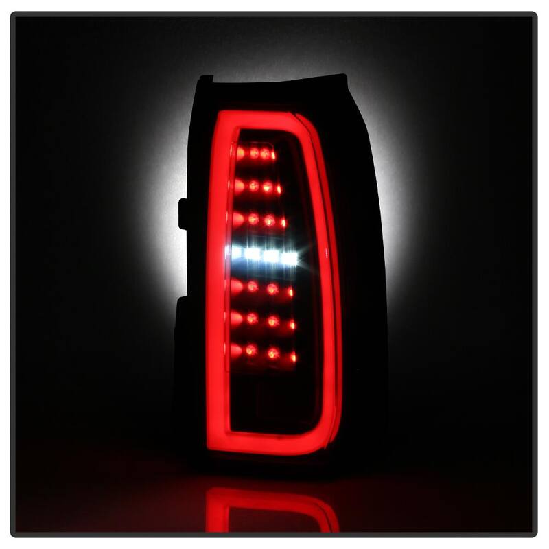 Spyder Auto Chevy Tahoe / Suburban 15-17 light bar LED Tail Lights - Black Smoke - 5085078