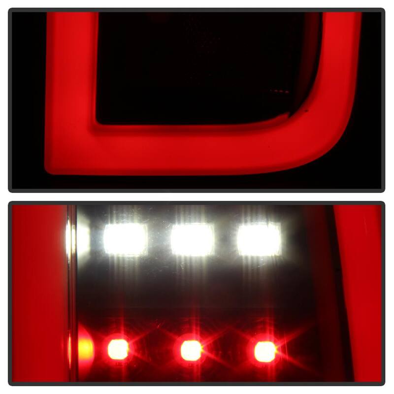 Spyder Auto Chevy Tahoe / Suburban 15-17 light bar LED Tail Lights - Black Smoke - 5085078