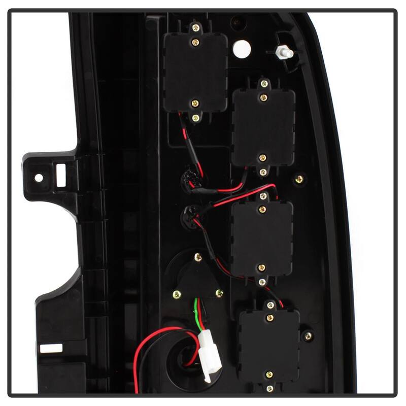 Spyder Auto Chevy Tahoe / Suburban 15-17 light bar LED Tail Lights - Black - 5084583