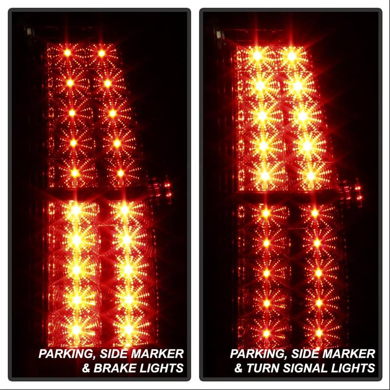 Spyder Auto Chevy Suburban/Tahoe 07-14 / GMC Yukon/Yukon Denali 07-14 - LED Tail Lights - Smoke - 5002174