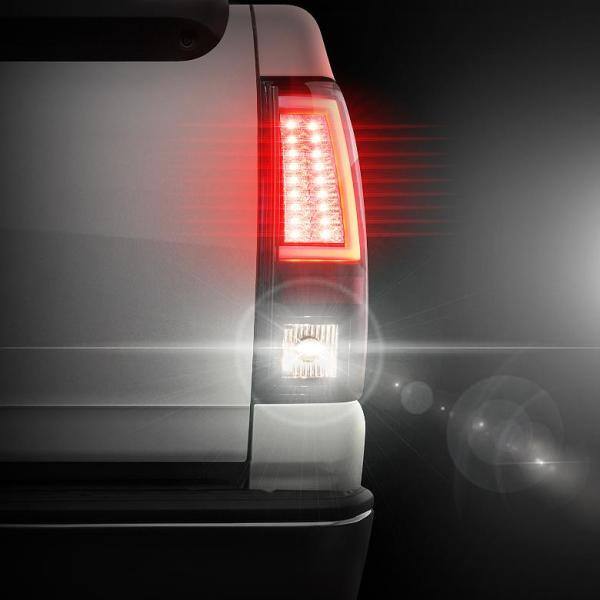 Spyder Auto Chevy Silverado 1500/2500 99-02(Not Fit Stepside)/GMC Sierra 1500/2500/3500 99-06 Version 2 LED Tail Light-Blk - 5081865