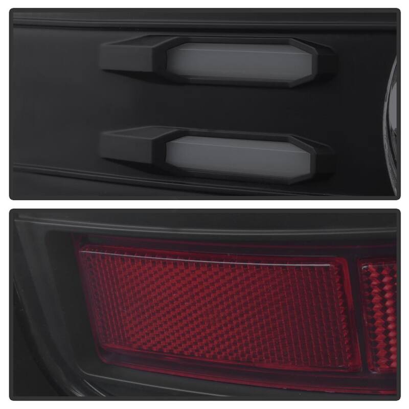 Spyder Auto Chevy Silverado 2016-2017 (will Only Work With Factory LED Type) Light Bar LED Tail Lights - Black Smoke - 5083739