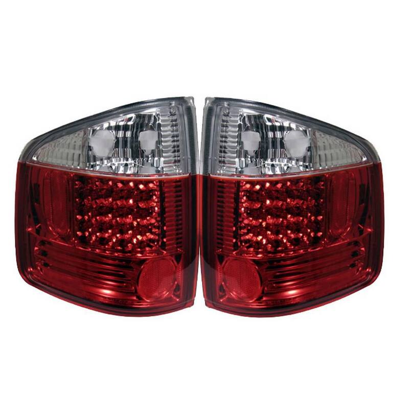 Spyder Auto Chevy S10 94-04 / GMC Sonoma 94-04 / Isuzu Hombre 96-00 LED Tail Lights - Red Clear - 5001931