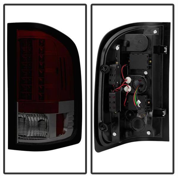 Spyder Auto Chevy Silverado 1500 07-13 2500HD/3500HD 07-14 GMC Sierra 3500HD Dually Models 07-14 LED Tail Lights - Red Smoke - 5001801