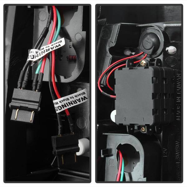 Spyder Auto Chevy Silverado 1500/2500 03-06 and 2007 Silverado Classic ( Doesn't fit Stepside ) Version 2 LED Tail Lights - Black - 5081919