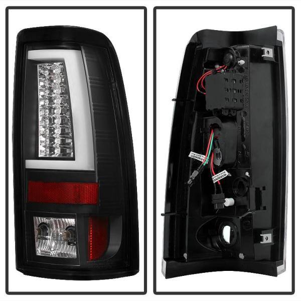 Spyder Auto Chevy Silverado 1500/2500 03-06 and 2007 Silverado Classic ( Doesn't fit Stepside ) Version 2 LED Tail Lights - Black - 5081919