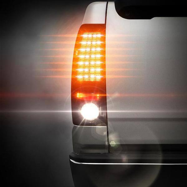 Spyder Auto Chevy Silverado 1500/2500 03-06 and 2007 Silverado Classic ( Doesn't fit Stepside ) LED Tail Lights - Smoke - 5001764