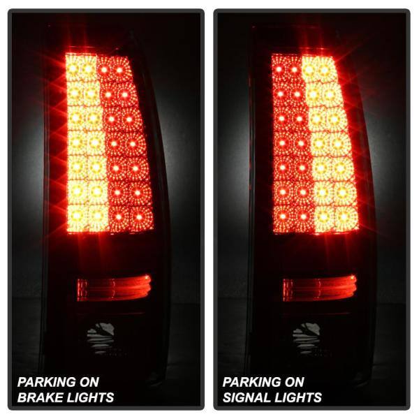 Spyder Auto Chevy Silverado 1500/2500 03-06 and 2007 Silverado Classic ( Doesn't fit Stepside ) LED Tail Lights - Smoke - 5001764