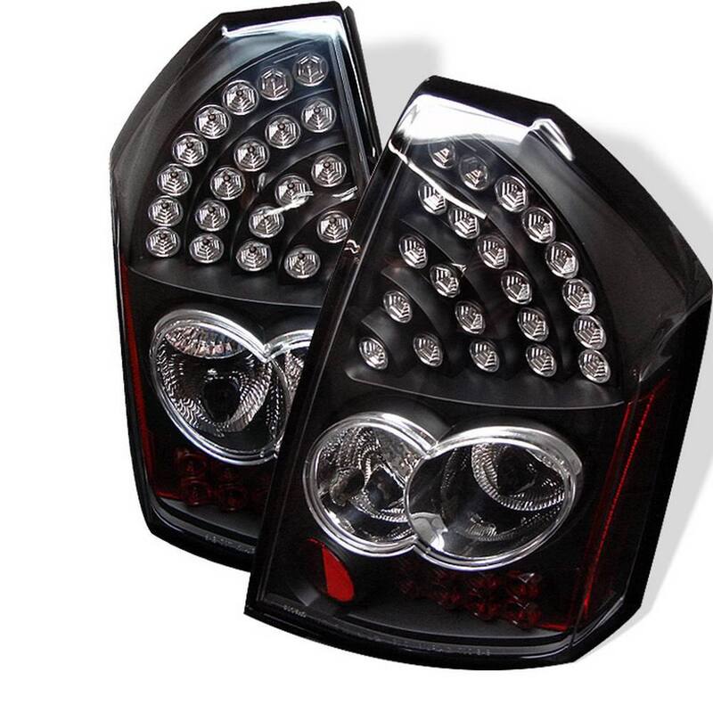 Spyder Auto Chrysler 300C 05-07 LED Tail Lights - Black - 5000934