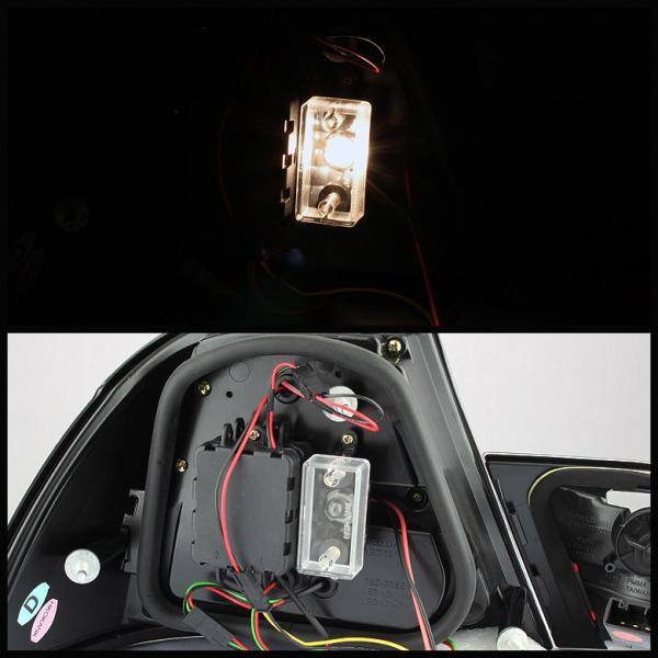 Spyder Auto BMW E46 00-03 2Dr Coupe ( Will Not Fit Convertible ) Light Bar LED Tail Lights - Black - 5073815