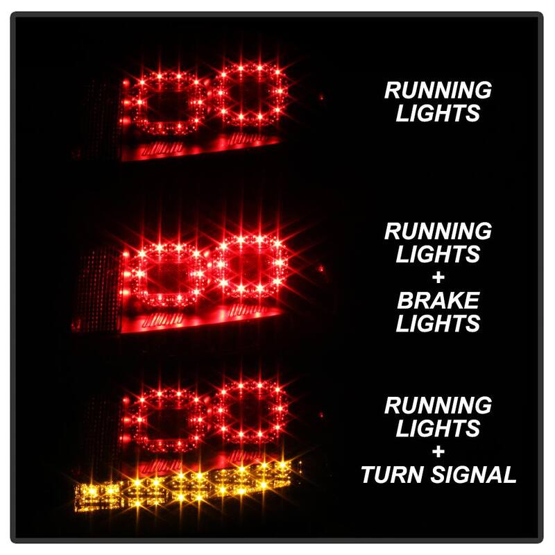 Spyder Auto Audi TT 00-06 LED Tail Lights - Black - 5000422