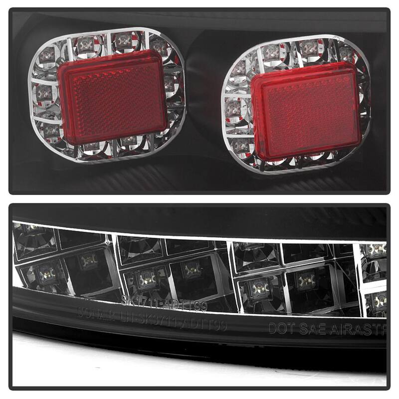 Spyder Auto Audi TT 00-06 LED Tail Lights - Black - 5000422