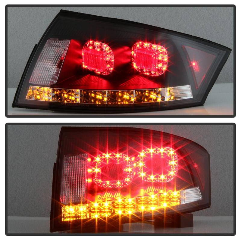 Spyder Auto Audi TT 00-06 LED Tail Lights - Black - 5000422