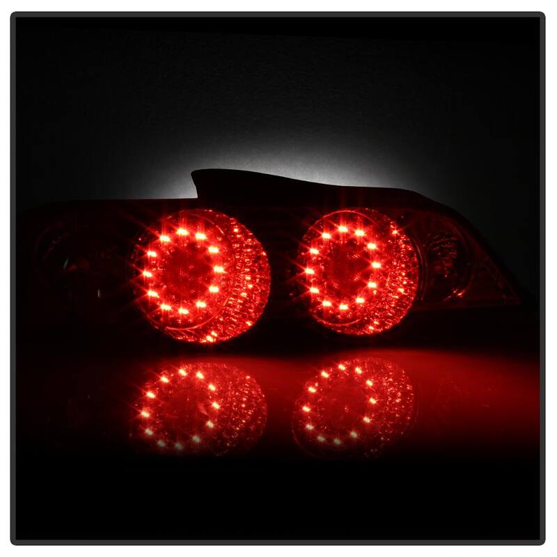 Spyder Auto Acura RSX 02-04 LED Tail Lights - Red Clear - 5000385