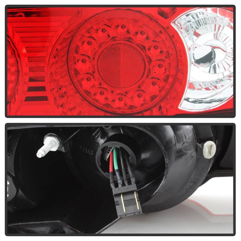Spyder Auto Acura RSX 02-04 LED Tail Lights - Red Clear - 5000385