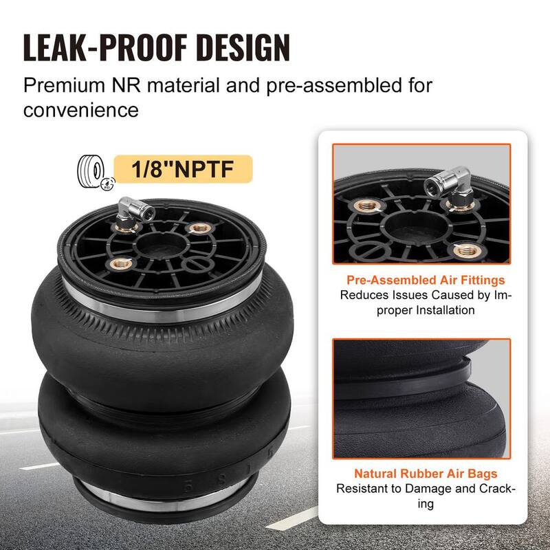 VEVOR Air Bag Suspension Kit, Air Springs Suspension Bag Kit Compatible with 2011-2019 Chevrolet Silverado 2500/3500HD - AQQNXJTJ5000O42GKV0