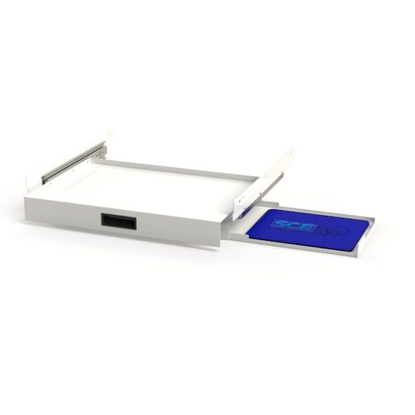 Saginaw Control & Engineering Drawer - Pullout Keyboard, 2-1/2 in. H x 20.44 in. W x 14.33 in. L, Steel - SCE-KBS