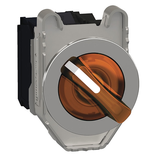 Schneider Electric SelectorSwitch, Iluminado, 2 Posiciones, 30mm, Naranja - XB4FK125G5