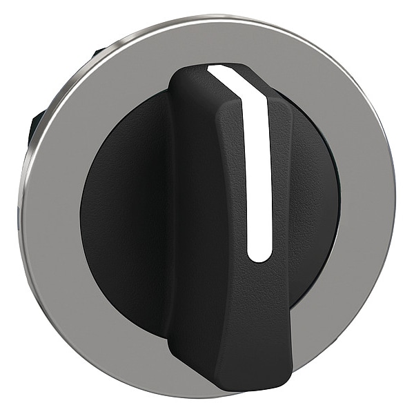 Interruptor selector de corto manubrio de Schneider Electric, negro, 3 posiciones, 30mm - ZB4FD5