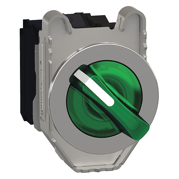 Schneider Electric SelectorSwitch, Iluminado, 3 posiciones, 30mm, Verde - XB4FK133M5