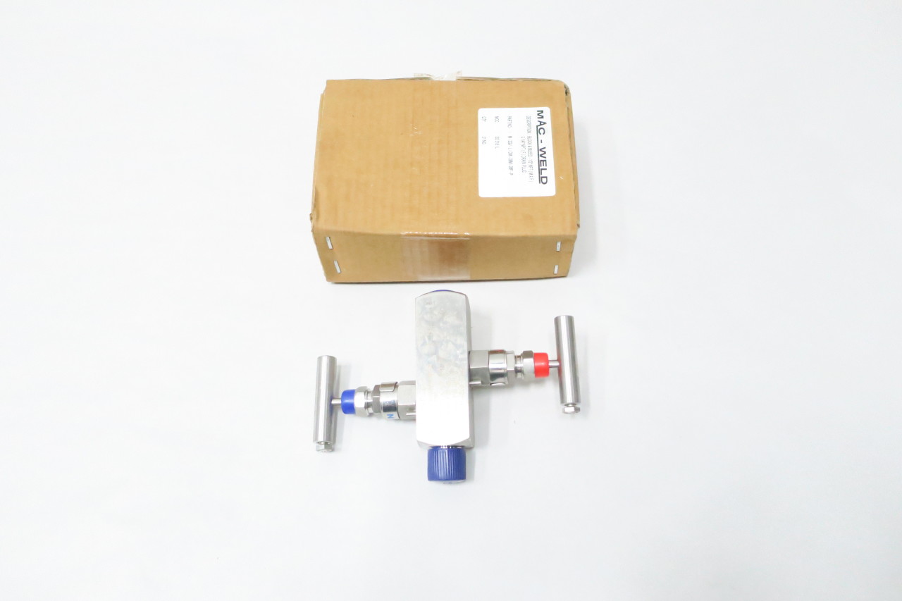 MAC-WELD M-2GV-L-DM-08M-08F-P MANIFOLD 1/2IN  NPT X 1/4IN NPT VALVE PARTS AND ACCESSORY